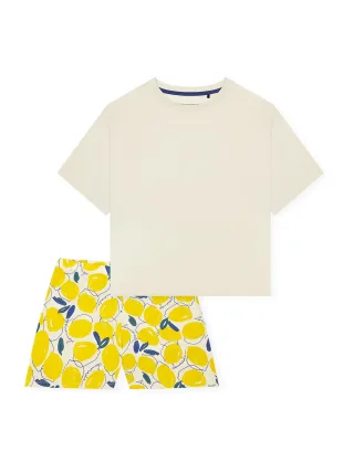 Schiesser Damen Pyjama Casual FashionSchlafanzug, Pyjama Set, Nachtwäsche