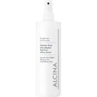 ALCINA 2-in-1 Gesichtswasser und Peeling ALCINA Gesichts-Tonic ohne Alkohol (500 ml), ideal zur sanften und porentiefen Reinigung