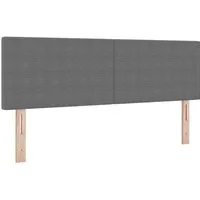vidaXL Bett Kopfteil Hellgrau 144 cm Cordstoff (1-tlg)