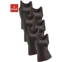 petite fleur by Lascana Achselhemd (6er-Pack) aus reiner Baumwolle, Tanktop, Unterziehshirt