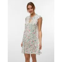 Vero Moda Minikleid VMALBA SS SHORT TIE DRESS WVN NOOS Viskose