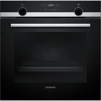 SIEMENS Einbaubackofen iQ500 HB517GBS3, mit Teleskopauszug nachrüstbar, Hydrolyse, 3D Heißluft Funktion für eine gleichmäßige Hitzeverteilung