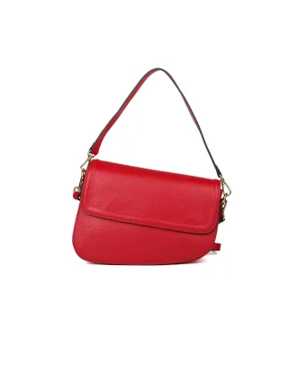 Giulia Monti Schultertasche in Karmesinrot