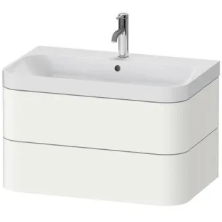 Duravit Happy D.2 Plus c-shaped Set wandhängend Weiß 775x490x480 mm - HP4347O8484 HP4347O8484