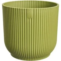 Elho Blumentopf Elho Pflanztopf Vibes Kunststoff Ø 22 x 20 cm grün
