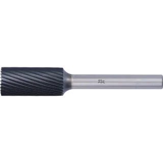 PFERD TOOLS Hartmetall Hochleistungsfrässtift Zylinder ZYAS stirnverzahnt Ø 12x25mm Schaft-Ø 6mm Z3 HICOAT beschichtet universal mittel - 21100507