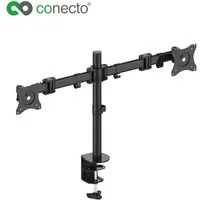 conecto Monitor-Halterung Schreibtischhalterung für 2 Monitore, (bis 27 Zoll, drehbar: 360)