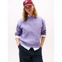 Tommy Hilfiger Sweatshirt MDRN REG CORP LOGO C-NK SWTSHRT mit Logoschriftzug