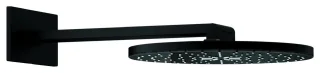 GROHE Kopfbrause-Set Rainshower Aqua 107056, 2 Strahl Brausearm phantom black, 107056KF00 107056KF00