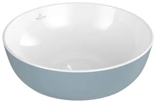 Villeroy & Boch Aufsatzwaschbecken Artis 430x430mm Rund ohne Überlauf Frozen 417943BCS6