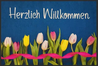 Fussmatte Herzlich Willkommen 10283 | Größe: 60 cm x 45 cm
