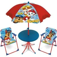 Arditex Kindertisch Kinder-Tischset mit 2 Stühlen & Sonnenschirm in verschiedenen Motiven