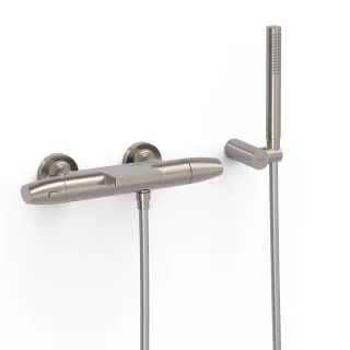 Tres Wannenthermostat Aufputz Over wall Anti Kalk Messing Handbrause , 19017479AC 19017479AC