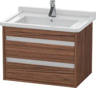 Duravit Ketho Waschtischunterbau wandhängend Nussbaum dunkel Matt 650x455x480 mm - KT664302121 KT664302121
