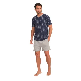 JJBFH5300 Kurzarm-Pyjama für Herren
