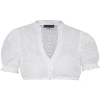 MarJo Dirndlbluse Dirndlbluse Tettau Puffarm ecru