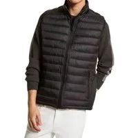 MICHAEL KORS Steppweste Herren Gesteppte Vest Athens Puffer Jacke Weste Gilet Logo-Patch,mit Fasern gefüllt für zusätzliche Isolationsschicht