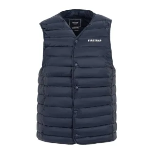 Firetrap - Weste für Herren, Gesteppt (Marine)