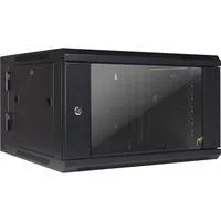 Wandgehäuse SMB-6606, IT-Schrank schwarz, 6HE