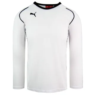 Puma V5.08 Langarm V-Ausschnitt White Mens Football Top 700472 04m