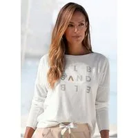 Elbsand Longsleeve Ingiara mit Logodruck vorne, Langarmshirt, sportlich-casual