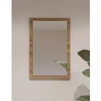 OTTO home Garderobenspiegel Cross,Breite 40-60 cm moderner Flurspiegel hochkant oder quer hängend, Wandspiegel mit Rahmenoptik
