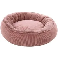 Flamingo Tierbett Katzenbett Colette rund altrosa