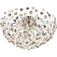 GLOBO LIGHTING Deckenleuchte KATRINA, LED fest integriert, Warmweiß, Deckenlampe Wohnzimmer-Leuchte Schlafzimmer-Leuchte Flur Küche