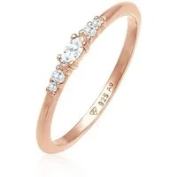 Elli Verlobungsring Zirkonia Marquise Elegant Verlobung 925 Silber