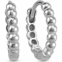 dKeniz Paar Creolen 925/- Sterling Silber Kugel-Creolen