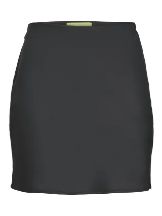 JJXX - JXKIMMIE HW SATIN SHORT SKIRT WVN black - Gr. - M