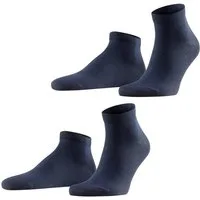 FALKE Sneakersocken Happy 2-Pack Sneakersocken (2-Paar) Set aus 2 Paar Baumwollsneakern