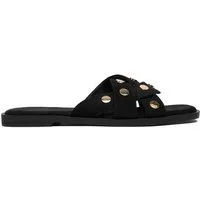 DeeZee Deezee Damen Flip-Flops Schwarz DeeZee-CEO-HY2650-4 Schwarz Badepantolette