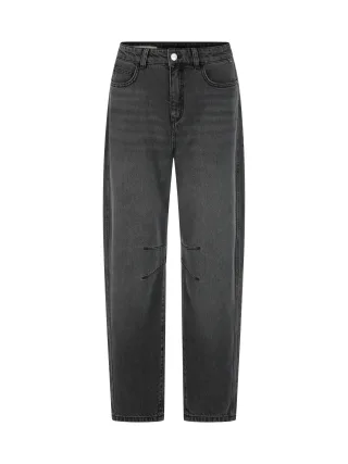 Marc Cain Pants - O-Shape Jeans RUMA im Relaxed Fit anthrazit - Gr. - 36