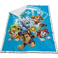 Wohndecke PAW Patrol Kuscheldecke – Flauschige Sherpa Decke 120x150 cm, Aymax sprl