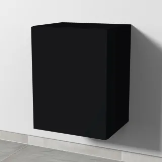 Sanipa 4balance Anbauschrank mit 1 Tür, Schwarz-Matt, DL12108 DL12108