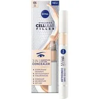 Nivea Concealer CELLULAR 3IN1 AUGENPFLEGE CONCEALER, Mit Anti-Aging-Effekt, deckt effektiv ab, spendet 24h Feuchtigkeit.