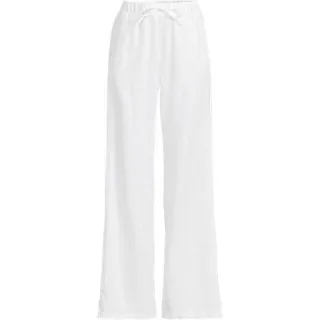Weite Premium Reinleinen-Schlupfhose für Damen, Damen, size: regular, Blau, Leinen, by Lands' End
