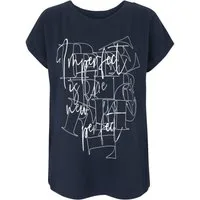 Doris Streich T-Shirt mit Kurzarm und Glitzer-Motiv
