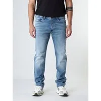 Diesel Tapered-fit-Jeans Regular Fit, niedrige Leibhöhe - BUSTER-X - Länge:32 Leichter Denim, mittlerer bis hoher Stretch