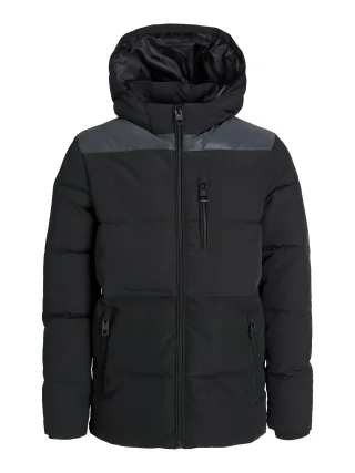 JACK&JONES - JJEOWEN REFLECTIVE PUFFER SN JNR black - Gr. - 140