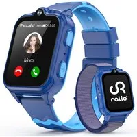 Ralio R5 Ultra 2026 4G Smartwatch Kinder mit GPS, 2+16 GB Großem Speicher Smartwatch (2MP Front + 5MP Rück, mehrere Sportmodi cm/1,72 Zoll) 900mAh Akku, SOS, Schulmodus, ideale Kinderuhr für Jungen und Mädchen 5–16 Jahre