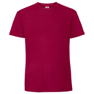 Fruit of the Loom Unisex-Erwachsene Iconic 195 T-Shirt (Cranberry)