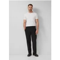s.Oliver Chinos Anzughose s.O NOW: Lässige Wide-Leg-Hose aus Stretch-Twill mit Elastikbund