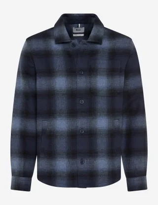 Brax Herren Overshirt Style SANTIAGO night blue, Blau, Gr. XS