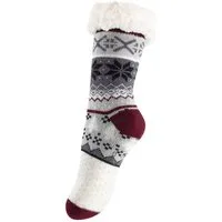Yenita® Socken Hüttensocken mit weichem Innenplüsch und ABS-Sohle
