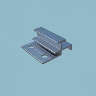 Soganker Flach für 40 mm Hohlkammerpaneele