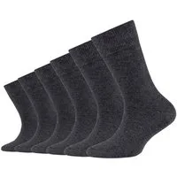 Camano Socken ca-soft (6 Paar) mit Komfortbund und gepolsterten Zehen-/Fersenbereich