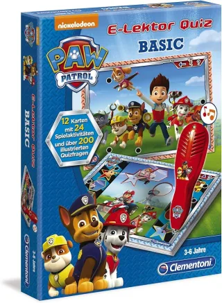 Clementoni Nickelodeon 69368 - Paw Pantrol: E-Lektor Quiz Basic