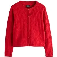 Next Strickjacke Strickjacke mit Zopfstrickmuster mit Baumwolle (1-tlg)